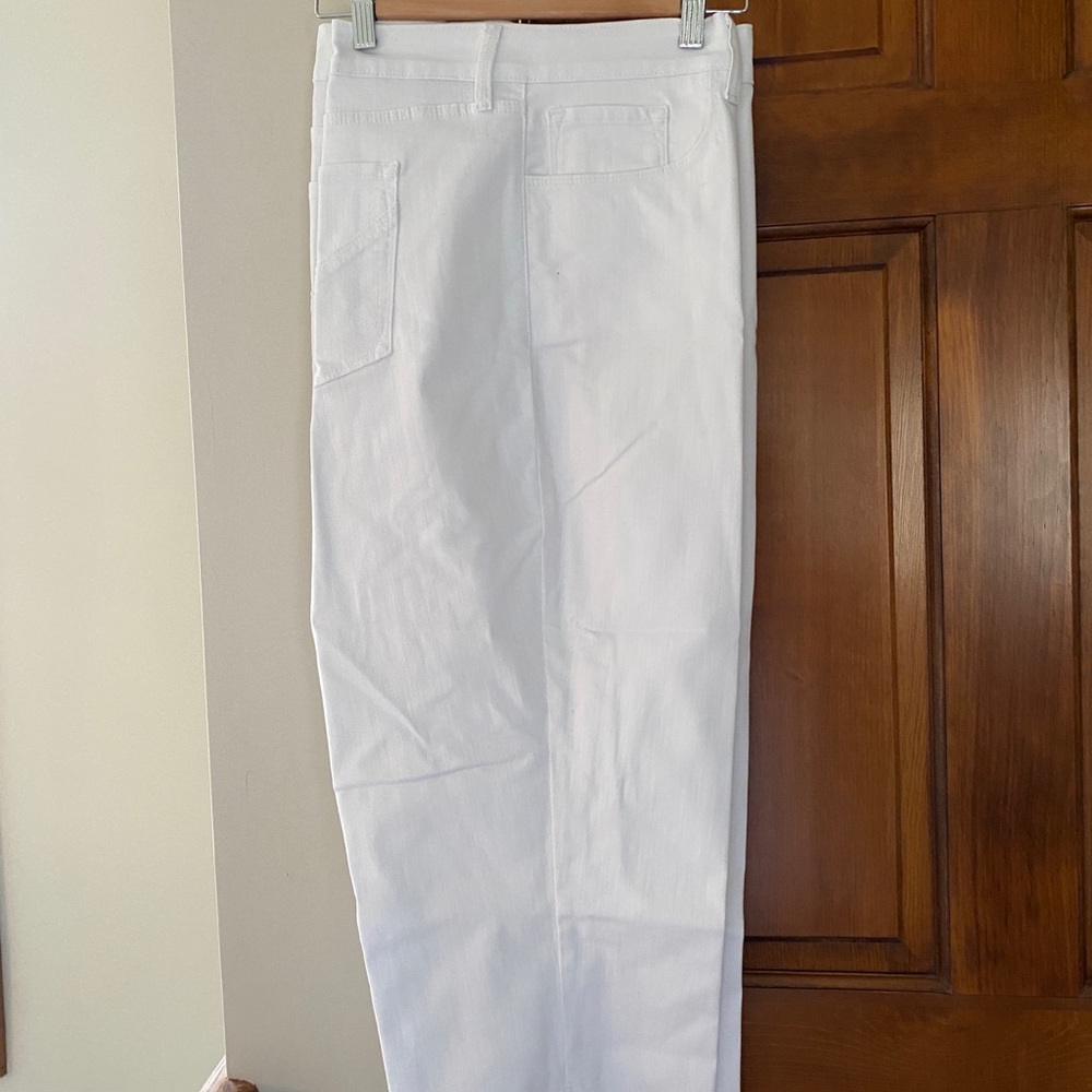 NYDJ White Crop Jeans